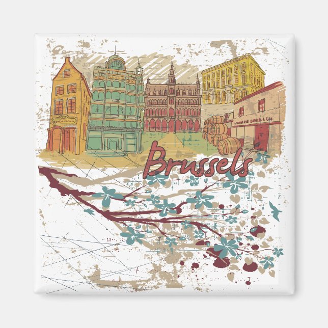 Bryssel Magnet (Framsidan)