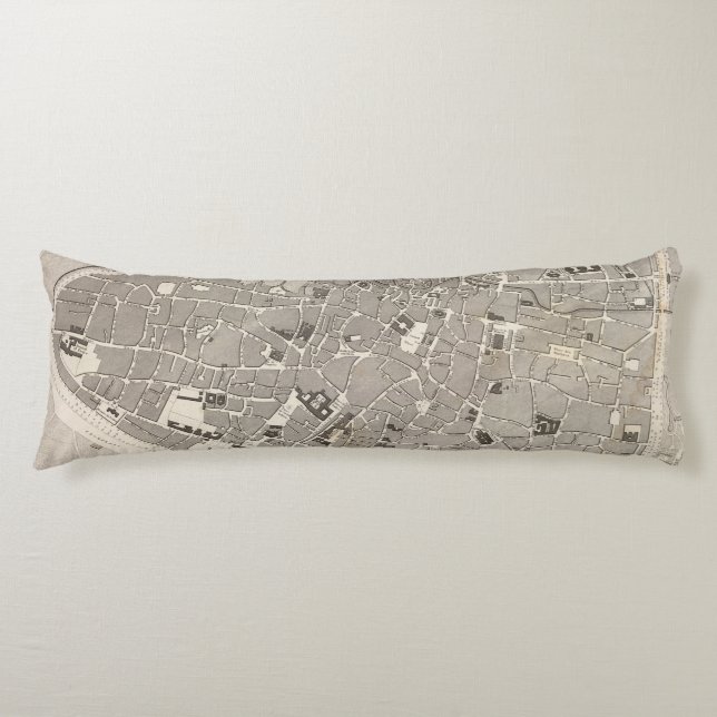 Bryssel och Belgien Kroppskudde (Framsidan)