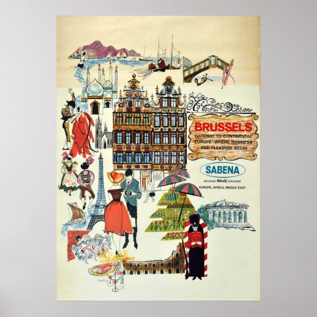 BRYSSEL POSTER (Framsidan)