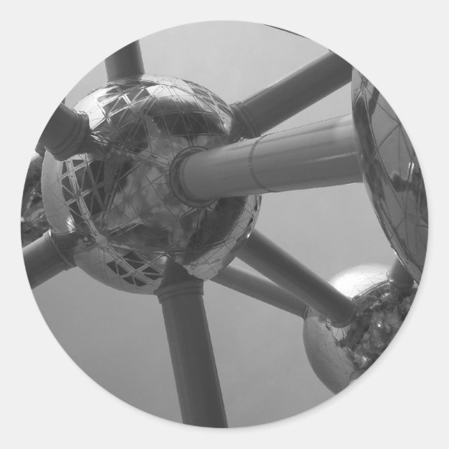 Bryssel Runt Klistermärke (Framsida)