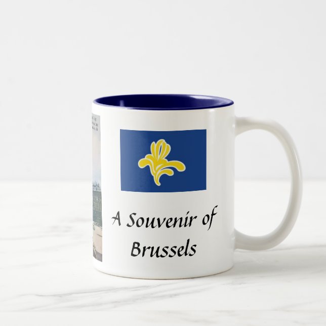 Bryssel Souvenir Mugg (Höger)