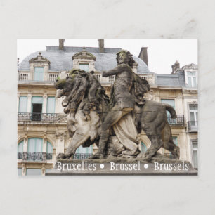 Bryssel Statue Vykort