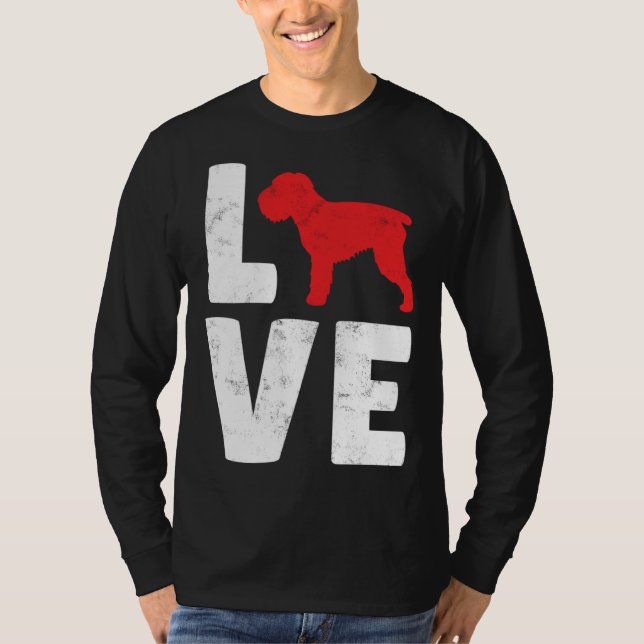 Brysselgriffon  2 t shirt (Framsida)