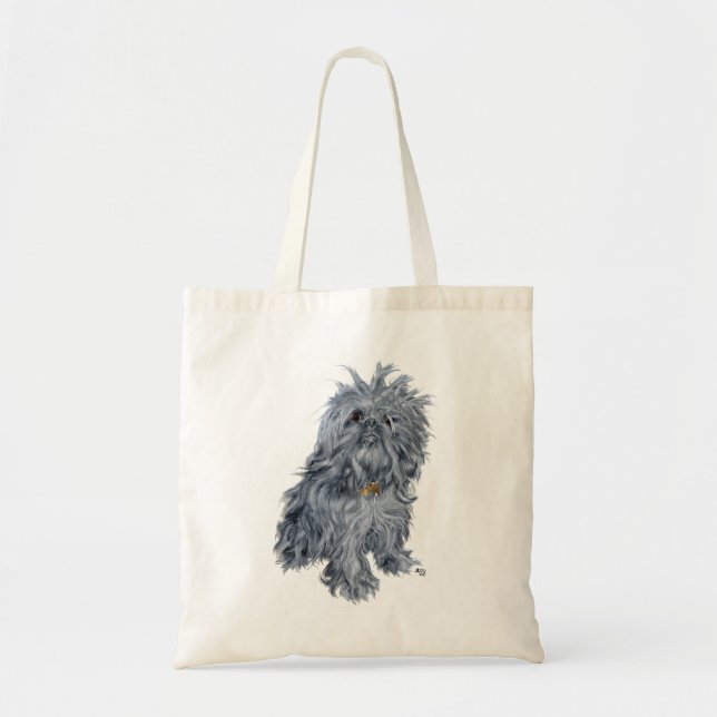 Brysselgriffon Tygkasse (Framsidan)