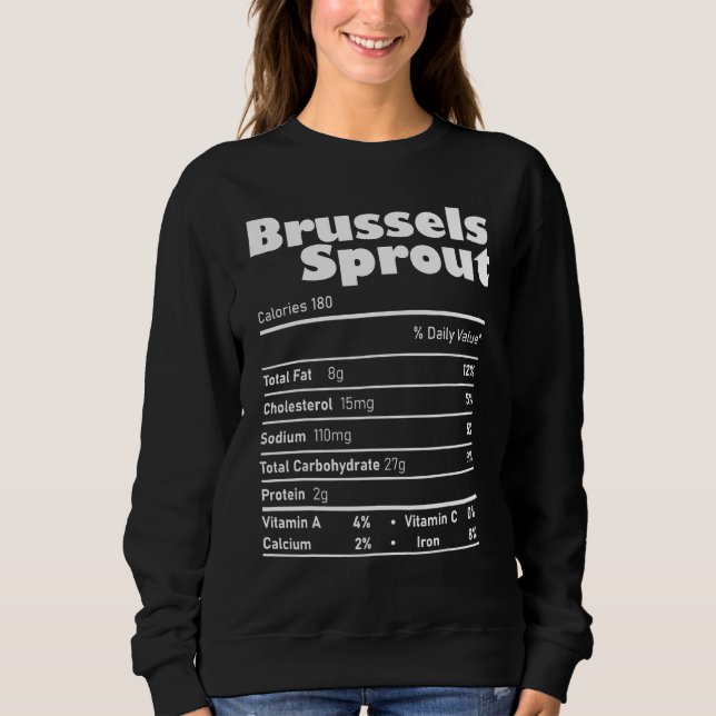 Brysselkål Näringsfakta Thanksgiving Chris T Shirt (Framsida)