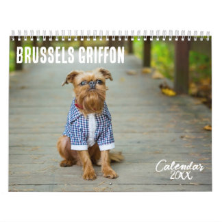Bryssels Griffon-kalender 2026 Kalender