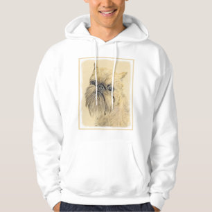 Bryssels Griffon-målning - Cute Original Hund Art Sweatshirt