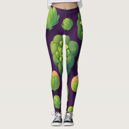 Bryssels grodar Retro Personlig Mönster Leggings