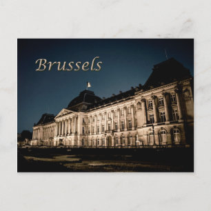 Bryssels Royalen slottskort Vykort