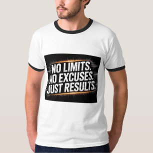 Bryt Barriärer – Tänd Din Drivkraft Motiverande T Shirt