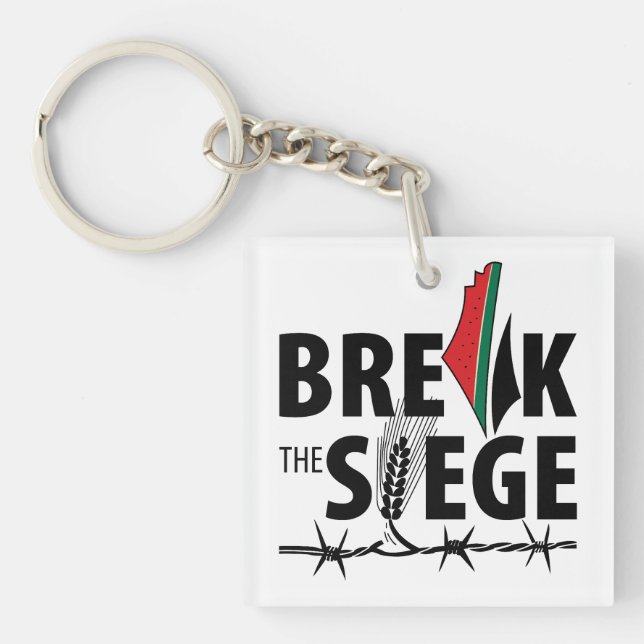 Bryt belägringen Palestina solidaritetsdesign (Framsidan)