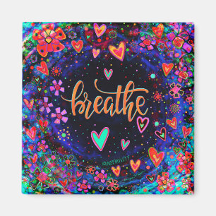 Bryt Blommigten Trendig ONE ORD Inspiritivity Roli Magnet