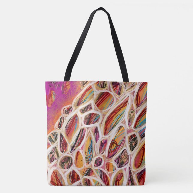 "Bryt bort" tote bags Tygkasse (Framsida)
