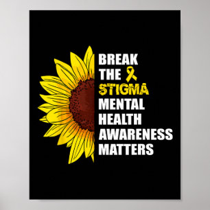 Bryt den psykiska medvetandegraden hos tigmatiseri poster