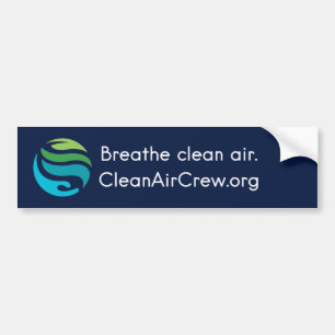 Bryt den rena luft. CleanAirCrew.org stötfångare Bildekal
