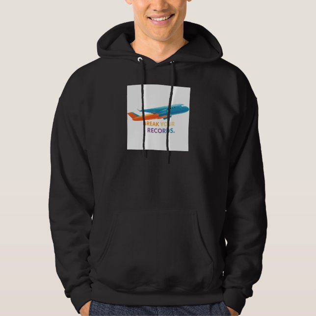 "Bryt dina poster" Hoodie (Framsida)