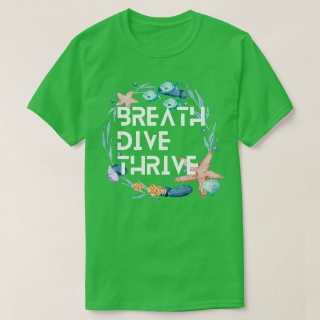 Bryt dyn och trema Dykan T Shirt (Design framsida)