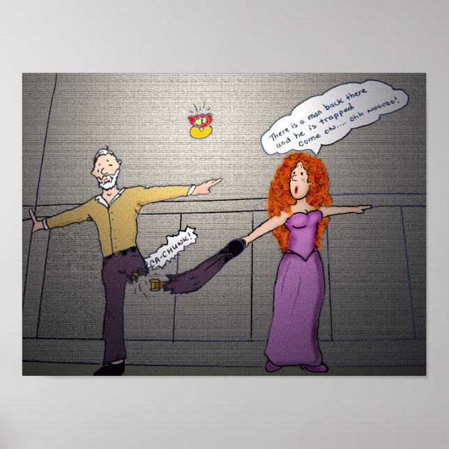 Bryt en läcka! Poster (Framsidan)