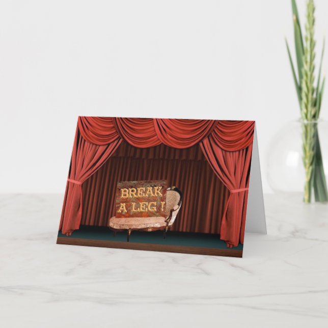 Bryt en lägga benen på ryggen kort (Framsida)