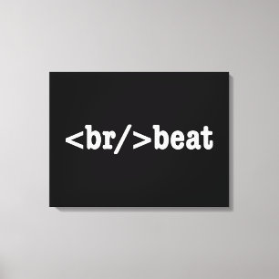 bryt HTML-kod Canvastryck