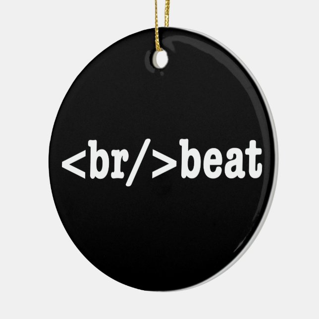 bryt HTML-kod Julgransprydnad Keramik (Vänster)