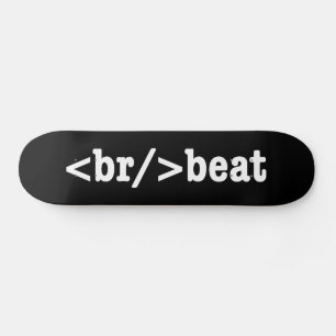 bryt HTML-kod Mini Skateboard Bräda 18,7 Cm