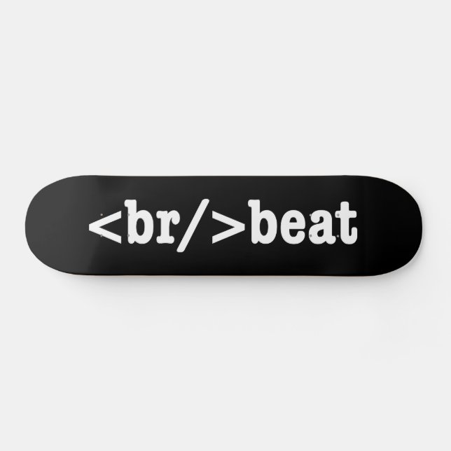 bryt HTML-kod Mini Skateboard Bräda 18,7 Cm (Horz)