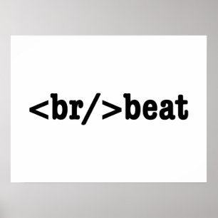 bryt HTML-kod Poster
