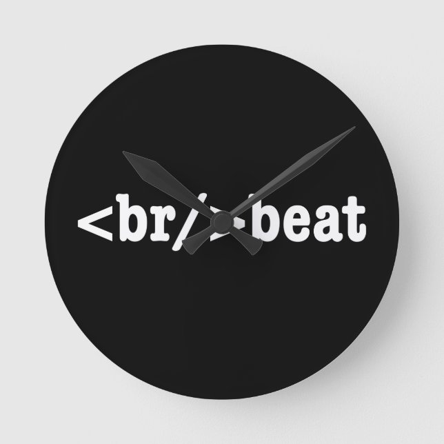 bryt HTML-kod Rund Klocka (Framsida)