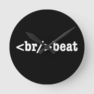 bryt HTML-kod Rund Klocka