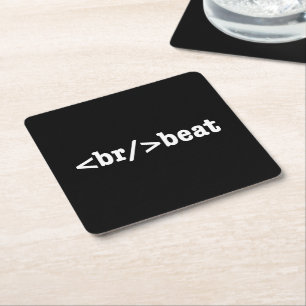 bryt HTML-kod Underlägg Papper Kvadrat