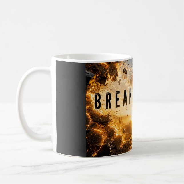 Bryt igenom de mentala barriärerna och frigör dig  kaffemugg (Vänster)
