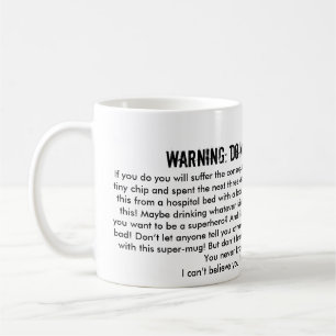 BRYT INTE DETTA EXPONERINGSGLAS! KAFFEMUGG