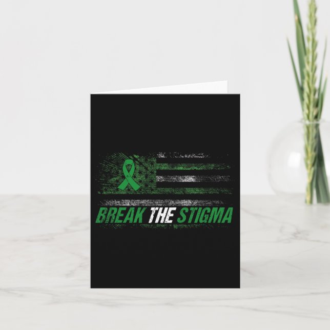 Bryt medvetandegraden om psykisk hälsa i Stigma Kort (Framsida)