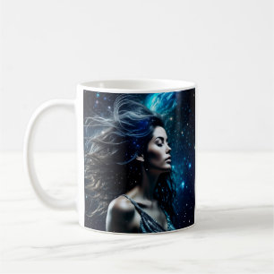 Bryt och släpp Vacker Etheral Woman Kaffemugg