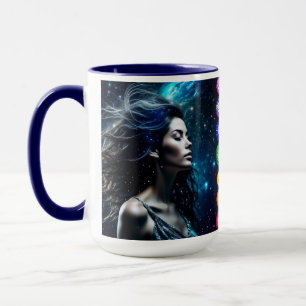 Bryt och släpp Vacker Etheral Woman Mugg