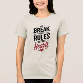 Bryt Regler, inte fet typografi T Shirt