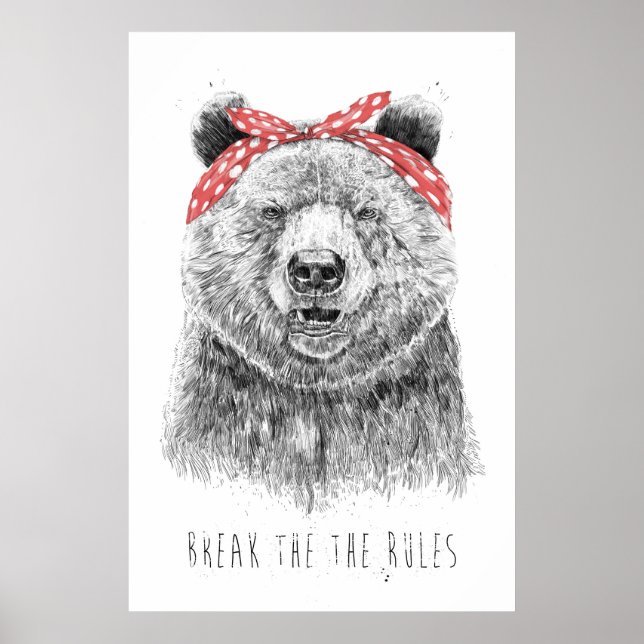 Bryt regler poster (Framsidan)