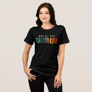 Bryt Regler - Retro Tri-Blend Shirt T