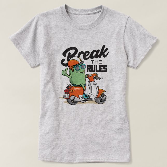 Bryt Regler T Shirt (Design framsida)