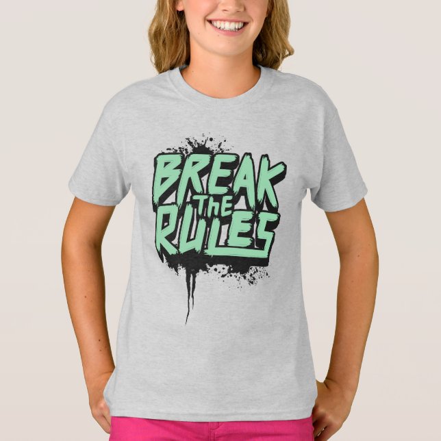 Bryt regler t shirt (Framsida)