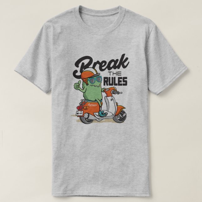Bryt Regler T-Shirt (Design framsida)
