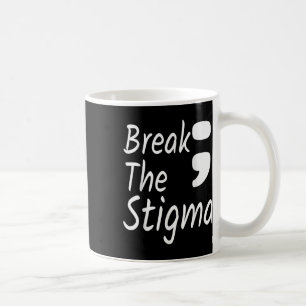 Bryt Stigma Semicolon Suicide Prevention Awar Kaffemugg