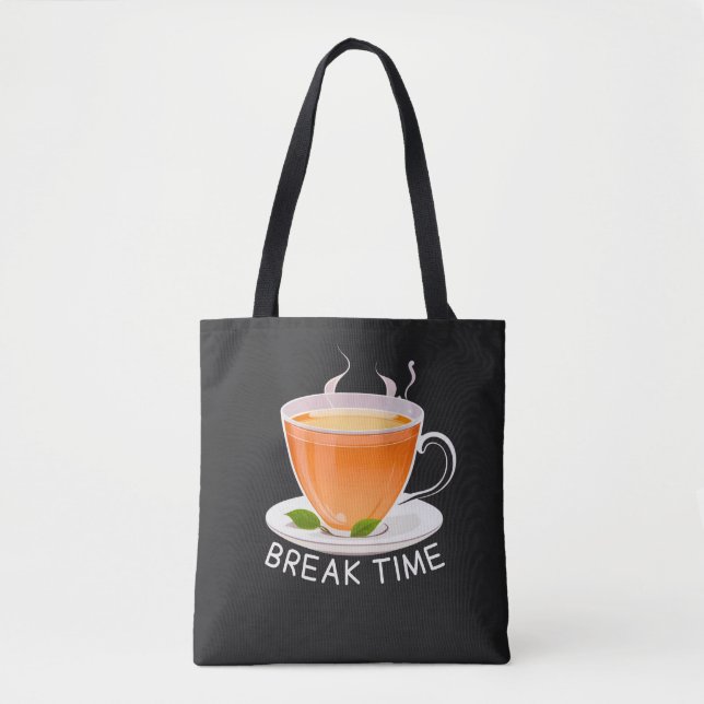 Bryt tid med Kopp i Tea Tygkasse (Framsida)