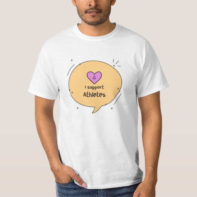 Bryt tystnaden: Idrottare Psykisk hälsa T Shirt (Framsida)