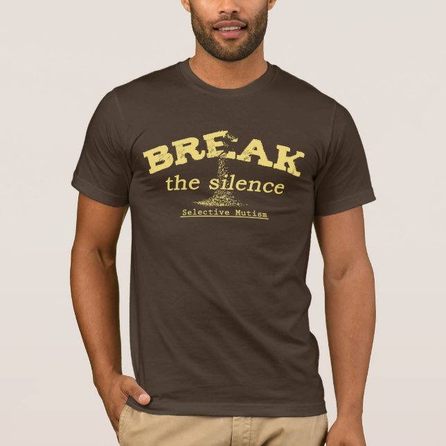 Bryt tystnaden tee (Framsida)
