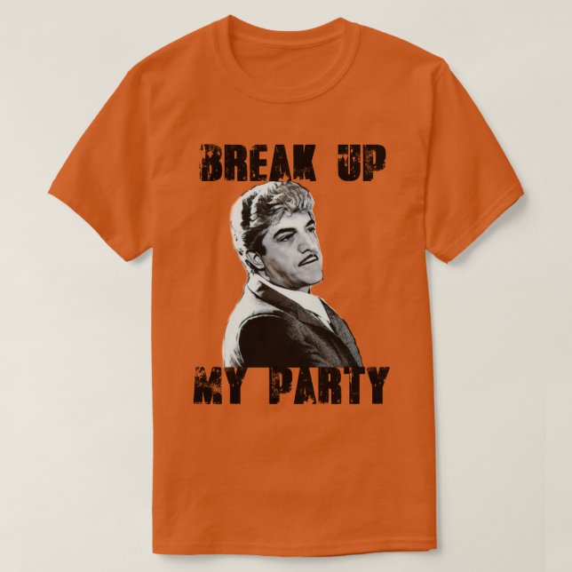 Bryt upp mina party billy-batchar t shirt (Design framsida)