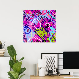 Bryt ut stjärnan: Abstrakt Art Poster