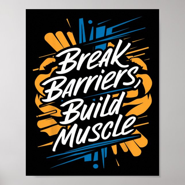 Bryta Barriärer  Poster (Framsidan)