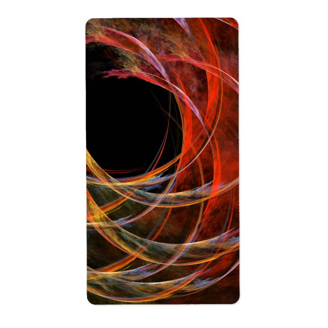 Bryta cirkelns Abstrakt Art Fractal Fraktsedel (Framsidan)